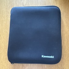 Genuine Kawasaki Neoprene Document Wallet / Service Folder