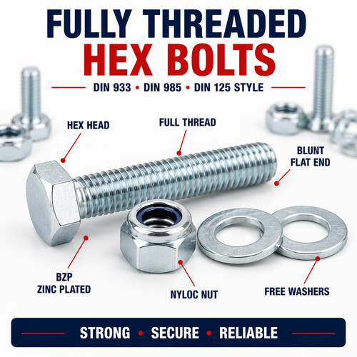 M10 bolts nylon nuts - m8, &