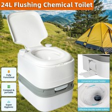 Large 24l portable toilet - 24l,