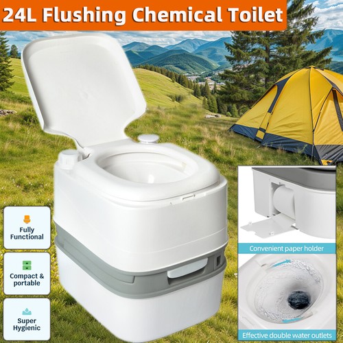 Large 24l portable toilet - large,
