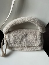 Cream Boucle across body bag