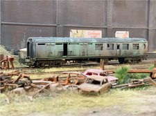 OO gauge coach: LNER Thompson Brake End, heavily weathered. Ref K1C
