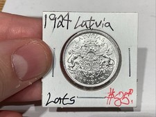 latvia 1 lats 1924 BU