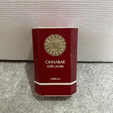 Rare Vintage Miniature Estee Lauder Empty Cinnabar Parfum Box 7ml Collectable 