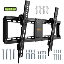VonHaus Tilting TV Wall Bracket for 37-85" Screens, TV Wall Mount w/Spirit Level