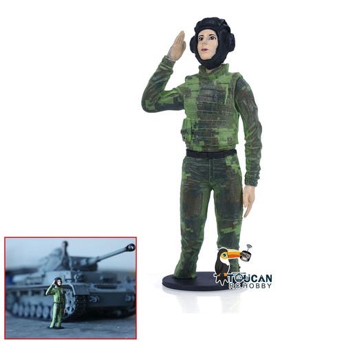 Resin female soldier - resin,