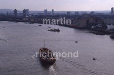 Thames Barge Bowbell from London Bridge 11.3.70 Agfachrome 35mm Slide RN533