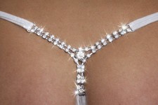 G-String Thong T-Bar Diamante