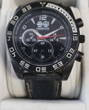 Vintage Crosshatch 2 Sub Dials Quartz Working Wrist Watch