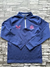 Castore Newcastle United Training Quarter Zip Top Boys Junior Medium Age 10-11
