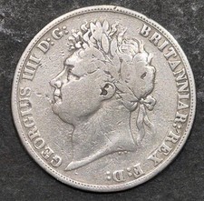 1821 Crown George III Silver