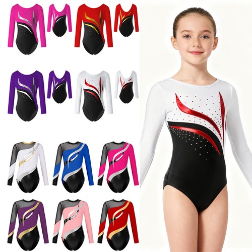 Girls sparkly gymnastics - sparkly,
