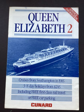 Cunard QE2 - 1985 Short Cruise Brochure
