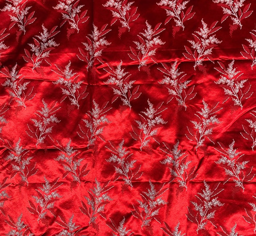 Vintage length unused red