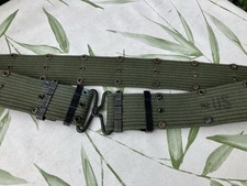 Rare XL M56 US Army Webbing Belt M1956 Early Horizontal Weave 53” Max Vietnam GC