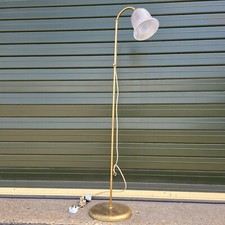 Laura Ashley Standard Floor Lamp Brass Height Adjustable Vintage Made in England