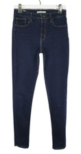 Levi's 721 High Rise Skinny Jeans Women W29/L32 Dark Blue Denim Stretch Zip