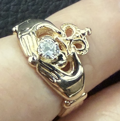 Vintage 14k gold - gold, ring