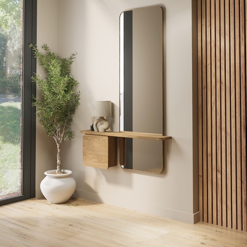 Slim narrow oak - &,