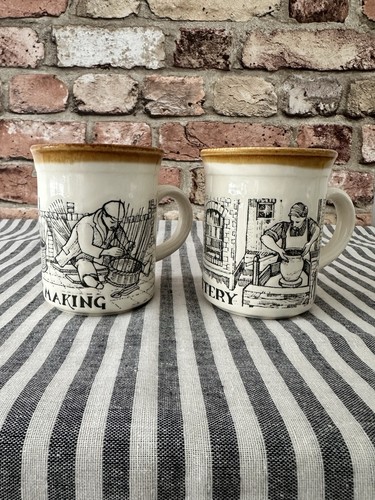 Biltons england pair mugs - england,