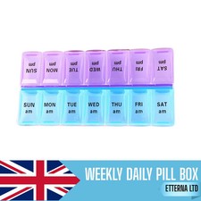 Weekly daily pill box - weekly,