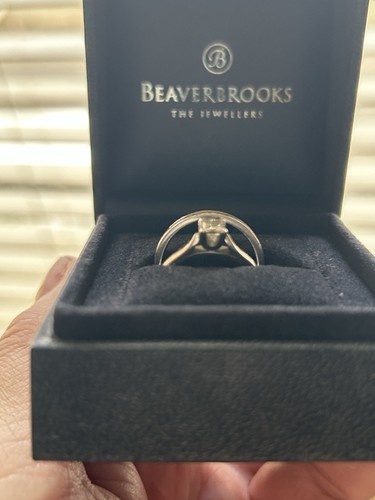 Platinum princess cut diamond - platinum,