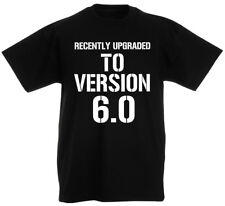 Version 6.0 6th Birthday Gifts Present ideas Gaming T-Shirt For 6 Year Old Boys