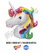 42" GIANT FOIL UNICORN BALLOON