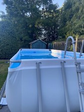 Bestway Power Steel 5611Z Rectangular Shape Family Above Ground Pool