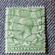 RARE half penny stamp king