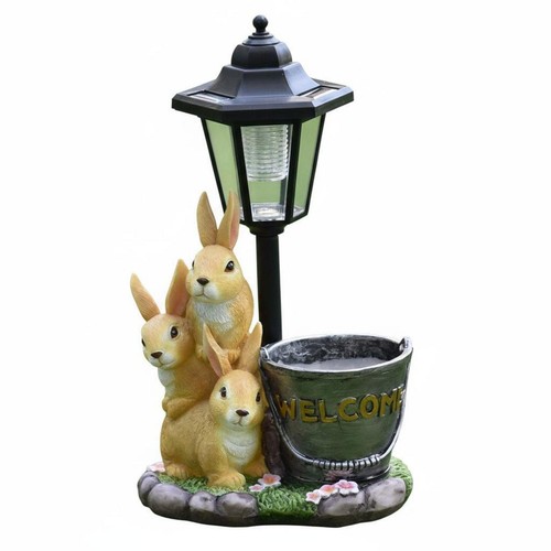 Solar hare garden - solar, lamp