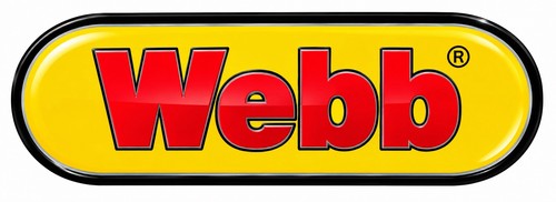 Webb lawn mower sticker decal - webb,