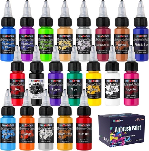 Airbrush paint colours - paint,, 20