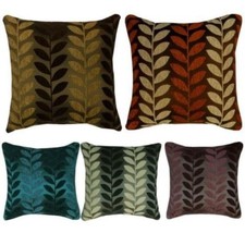 Thick Chenille Leaf Design