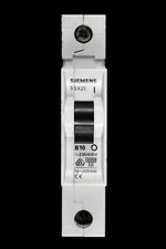 SIEMENS 10 AMP CURVE B 6kA MCB