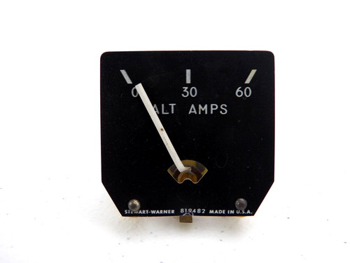 Stewart warner alt amps gauge - warner,