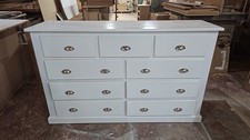 Handmade White 7 Drawer Chest