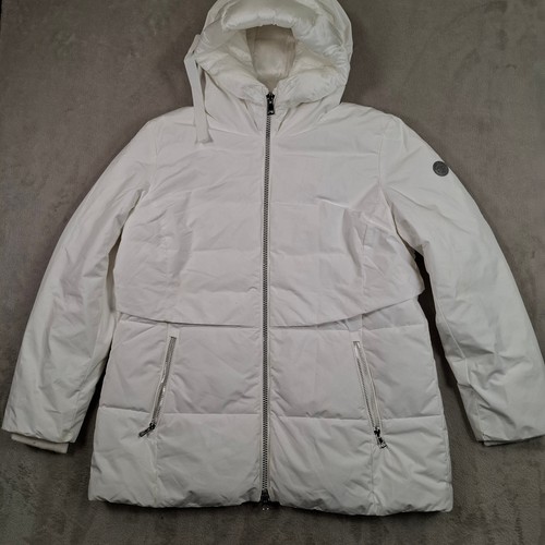Green goose puffer jacket - goose,