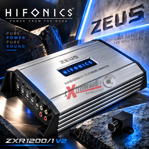 Hifonics zxr1200 1v2 channel - zxr1200/1v2, 1-channel