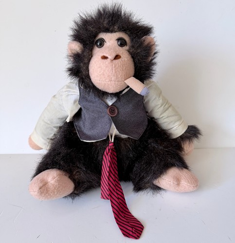 Vintage monkey smoking toy - monkey,