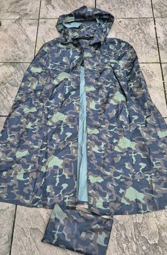 Waterproof poncho army style - poncho,