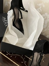 Jaeger Black Suede & Leather T