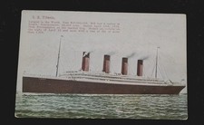 Original 1912 Titanic postcard