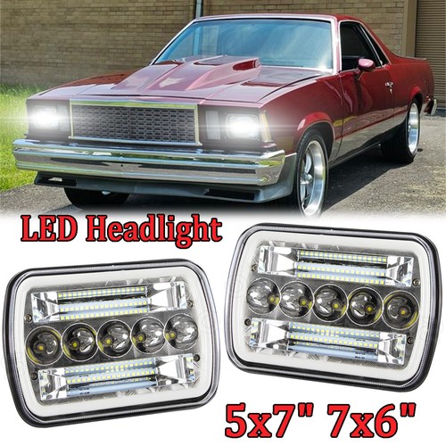 Dot 5x7 7x6 led headlight - 5x7",