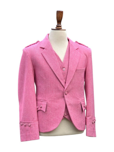 Scottish men pink tweed - scottish, men's