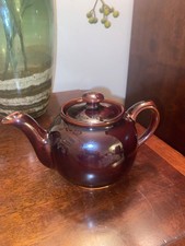 Sadlers Treacle Brown Small One Person Teapot