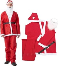 Set Santa Claus Suit Adult Men