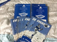 EVERTON HOME PROGRAMMES 1960 -