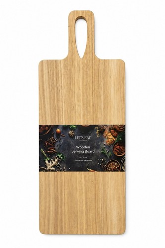 Large wooden serving - wooden, board