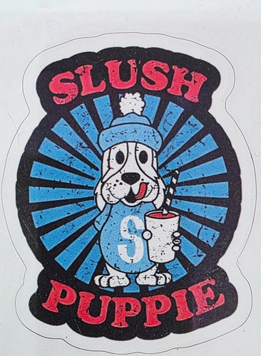Slush puppie vinyl sticker - slush,